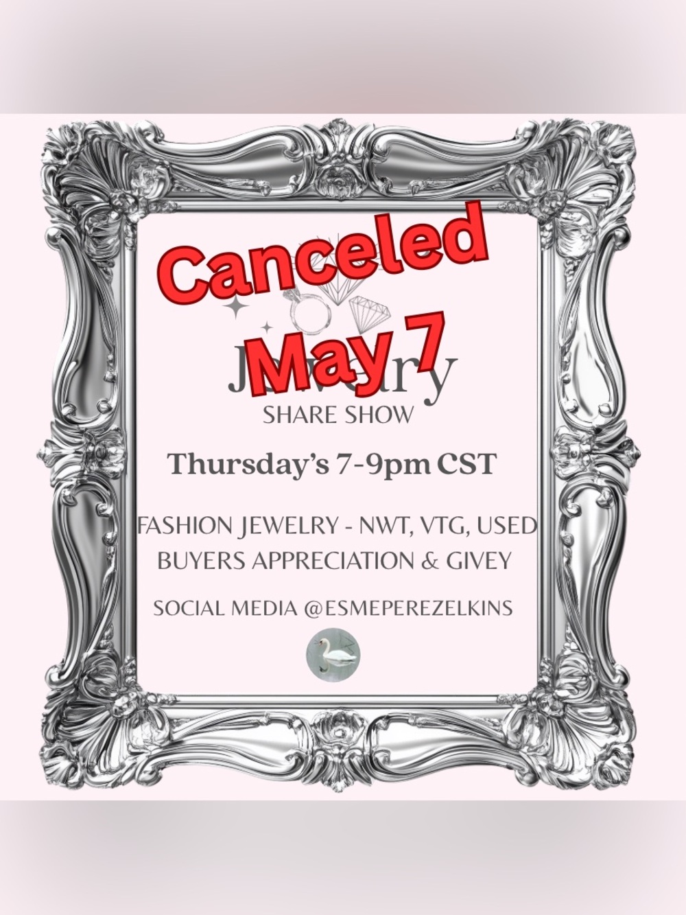 Jewelry Share Show Thursdays 7-9pm cst